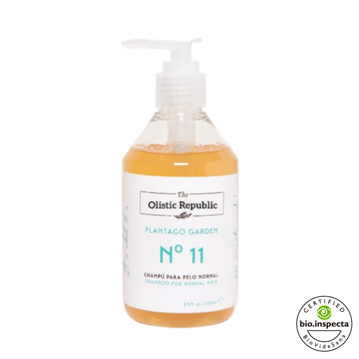 The Olistic Republic 西班牙舒壓車前草 No.11 天然精油豐盈洗髮露250 ml x 1入