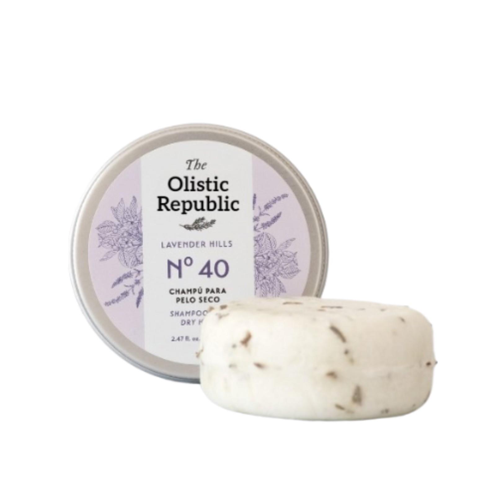 The Olistic Republic 西班牙靜謐薰衣草 No.40 天然保濕深層滋養洗髮皂70 g x 1入