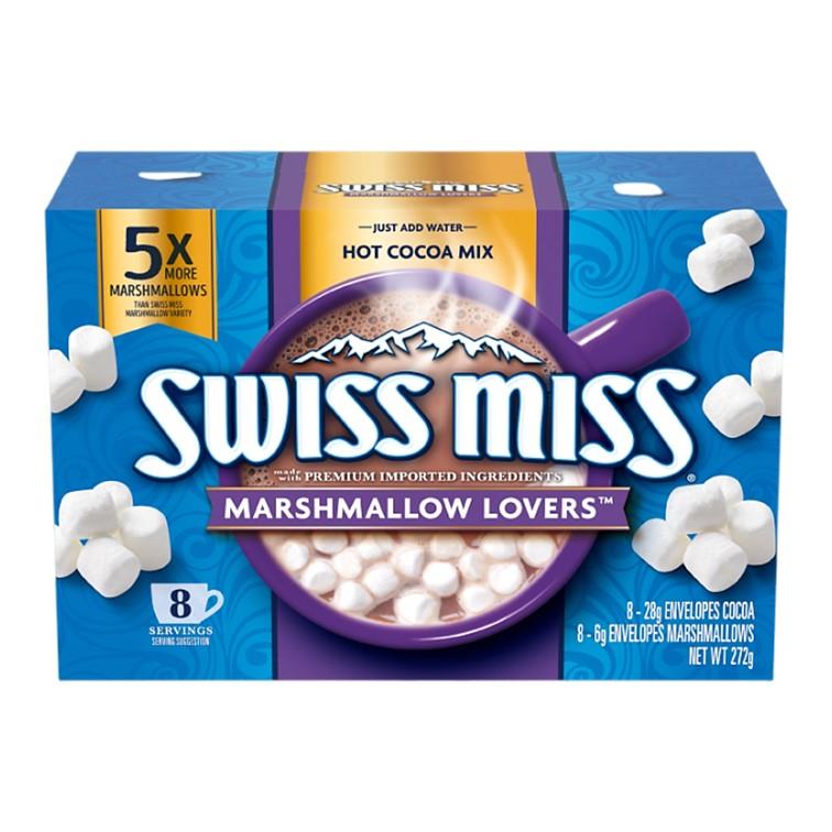 【Swiss Miss】濃情棉花糖熱可可粉(272g/8包/盒)