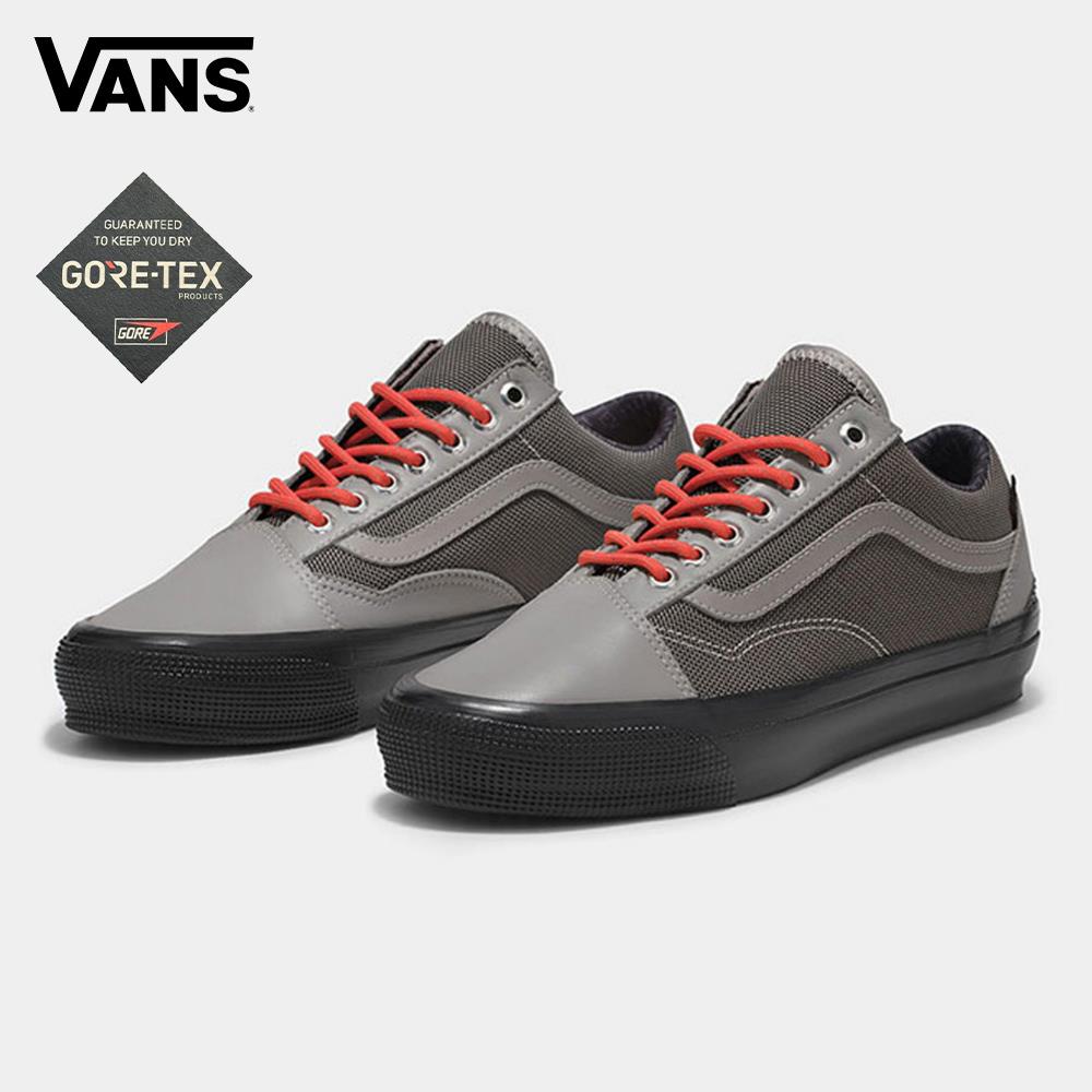 Vans Premium LX Old Skool Gore-Tex 男女款灰色滑板鞋
