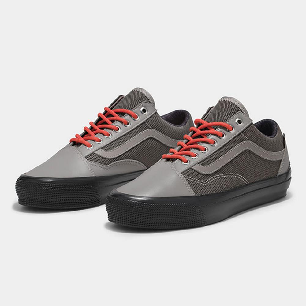 Vans Premium LX Old Skool Gore-Tex 男女款灰色滑板鞋