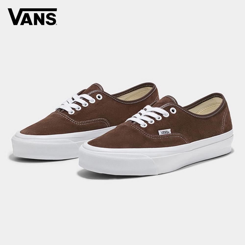 Vans Premium LX Authentic Reissue 44 男女款深棕色滑板鞋
