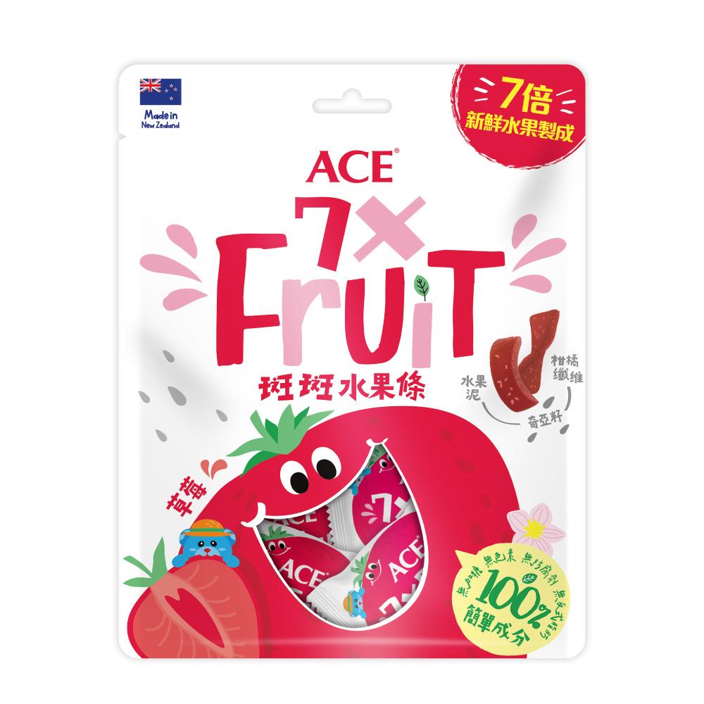 ACE 斑斑水果條（草莓＋奇亞籽）90公克/袋 #紐西蘭#奇亞籽#高膳食纖維#全素