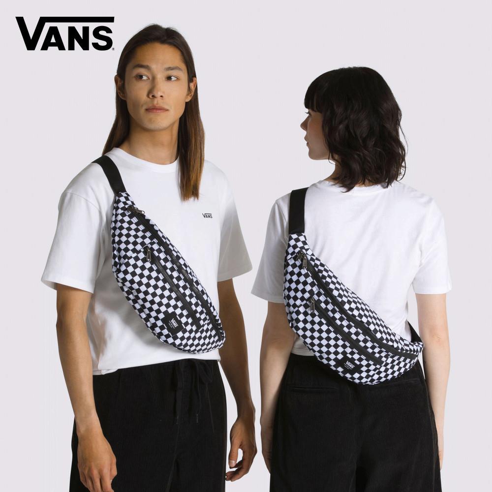 Vans Ward 男女款黑白色棋盤格腰包