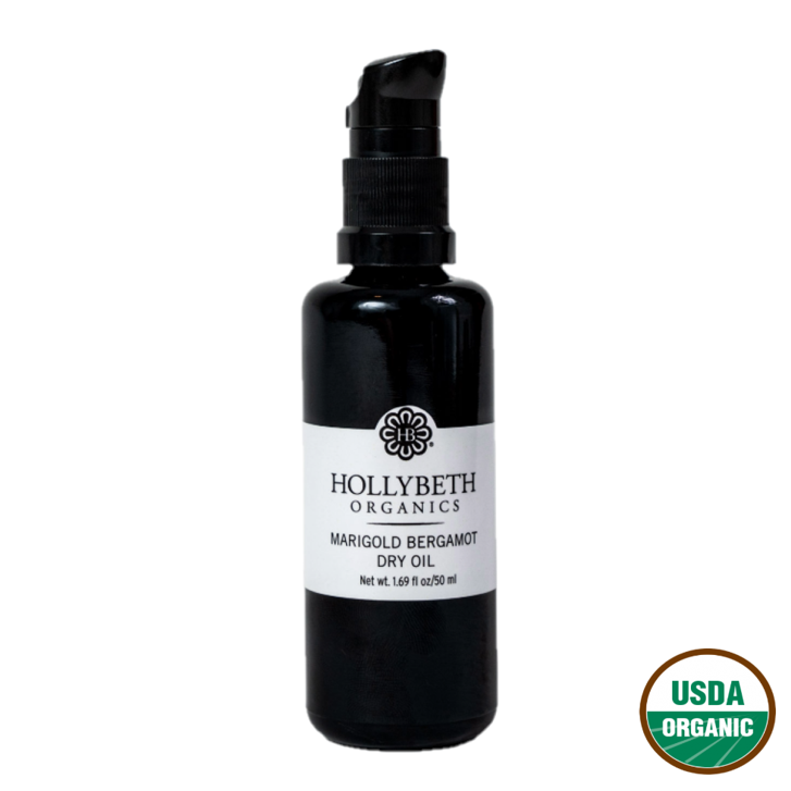 HollyBeth Organics 美國金盞花佛手柑臉部保濕滋潤精華油50 ml x 1入 (效期2025/11/23)