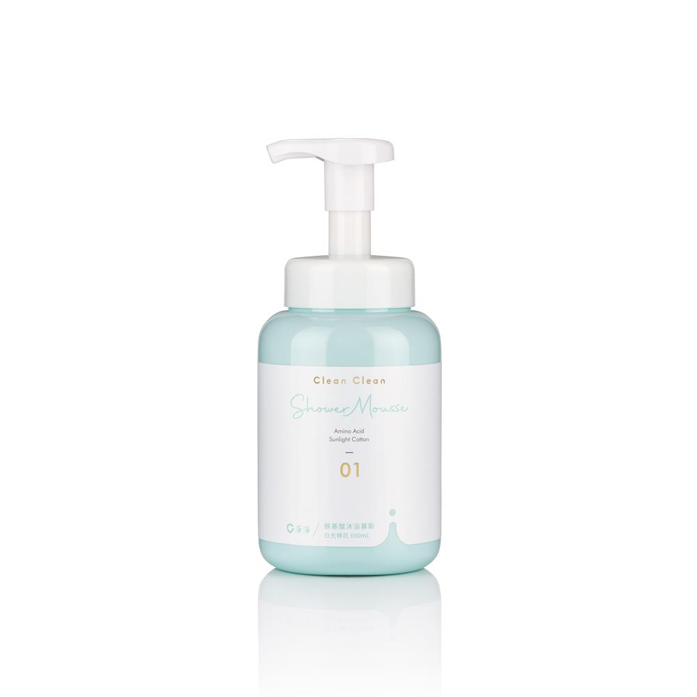 胺基酸沐浴慕斯：日光棉花 600ml