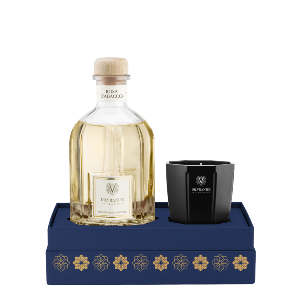 翡冷翠香氛 | 玫瑰菸草 擴香250ml+ 80g香氛蠟 禮盒 (2024限量版)