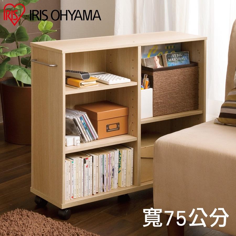 【IRIS日本台灣愛麗思居家商品】可移動收納架SYR-7520(原木色)