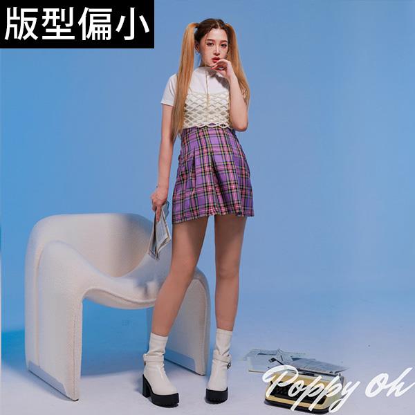 🍀兩雙現折$699🍀ANNSTAR 波痞Poppy聯名-穿搭焦點彈力貼腿厚底粗跟短靴8cm-白(版型偏小)