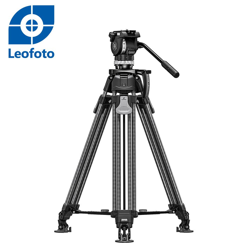 Leofoto徠圖 LVF-163C+FH-10扳扣碳纖維三節三腳架含油壓雲台