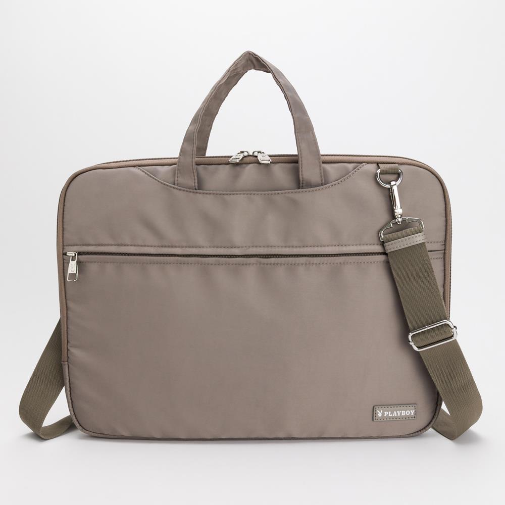 💼Father’s Day 限時特惠｜PLAYBOY 電腦包附長背帶 Aider 系列 - 灰色(132-6401-05-6)
