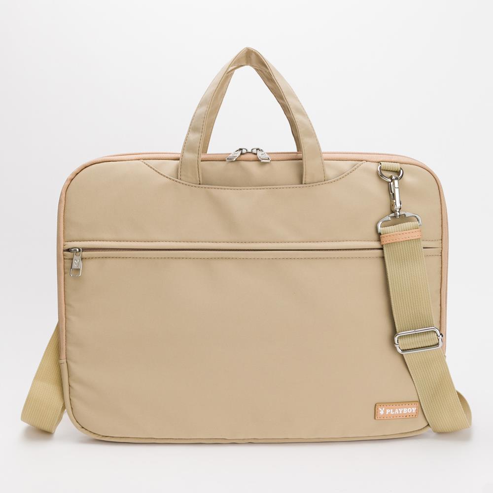 💼Father’s Day 限時特惠｜PLAYBOY 電腦包附長背帶 Aider 系列 - 卡其色(132-6401-26-6)