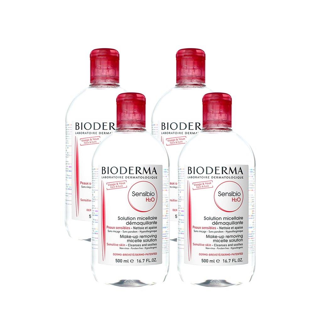 【BIODERMA 】H2O高效潔膚液(500mlX4入)