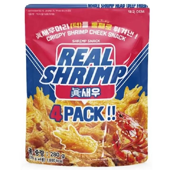 【美式賣場】Real Shrimp 脆蝦頰(280g (70g*4包))