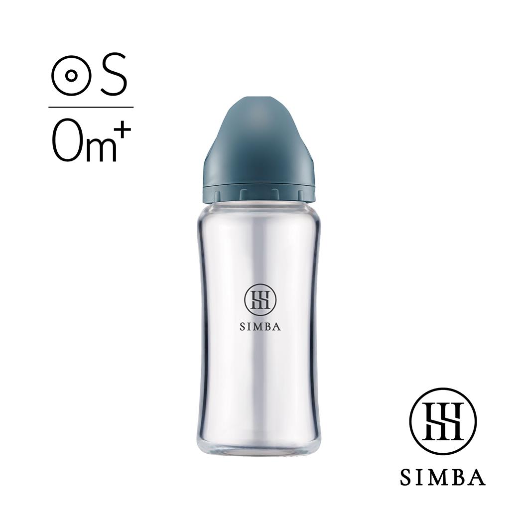 【新色登場】小獅王辛巴 蘊蜜質金玻璃寬口防脹氣奶瓶270ml-新生專用