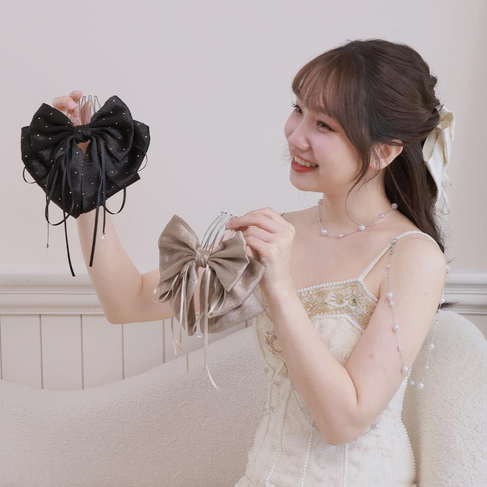 【花田囍飾】FC24067柔光綾綾台灣手工仙女長髮叉(3色)