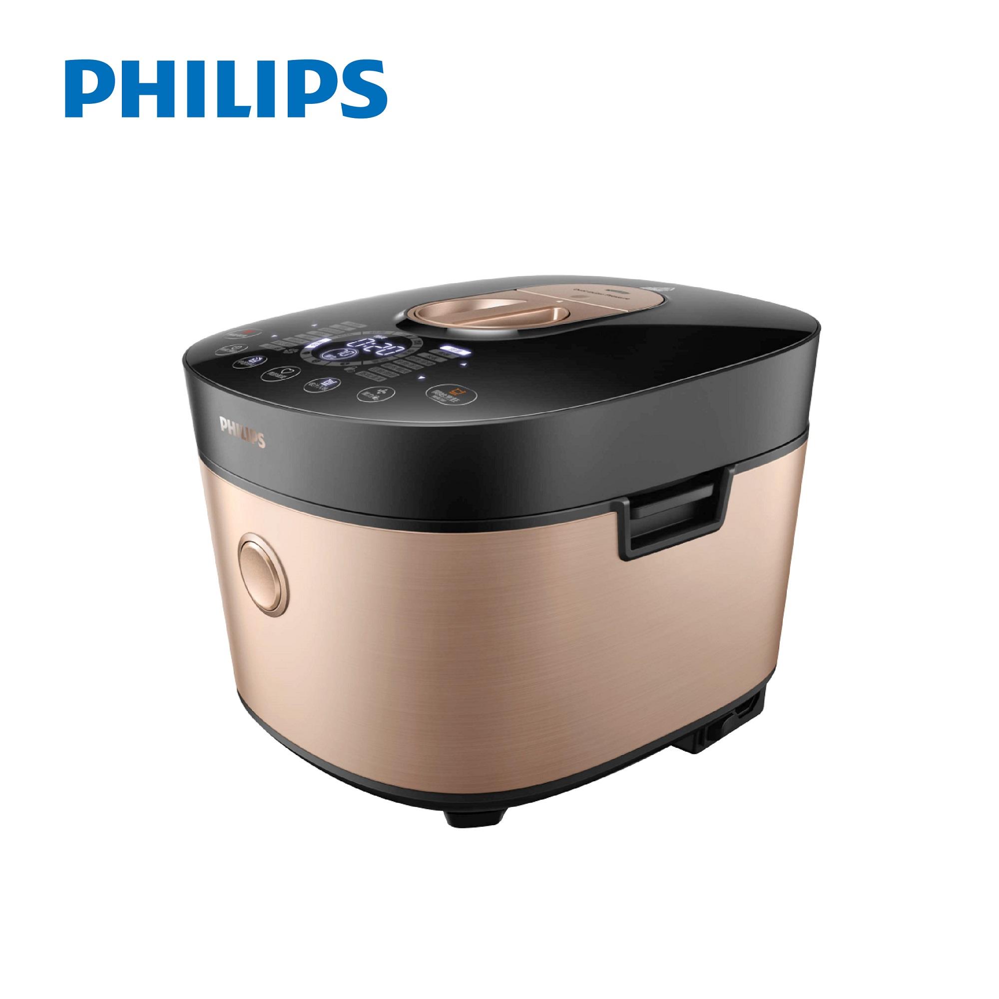 【PHILIPS】飛利浦5L雙重脈衝智慧萬用鍋((HD2195)(金小萬))