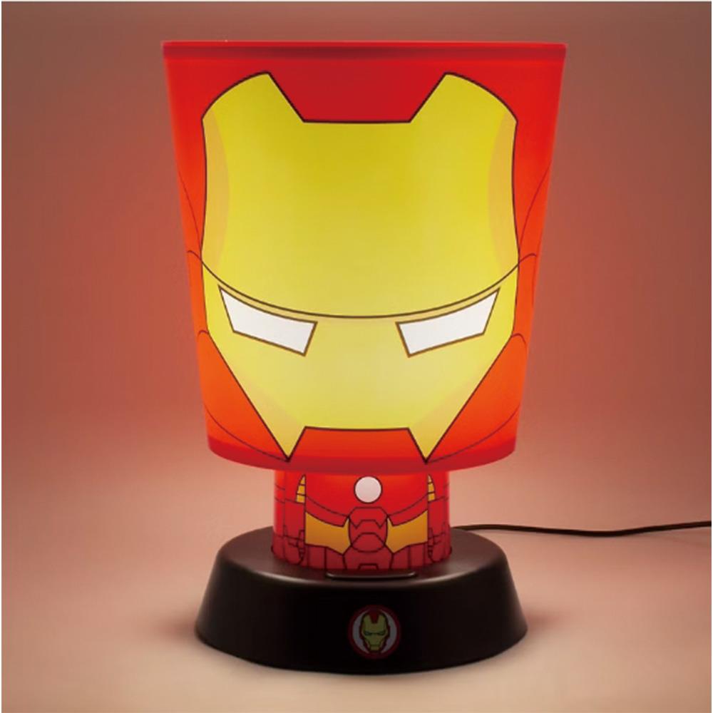 *【Paladone UK】Marvel漫威 鋼鐵人 IRON MAN 桌上檯燈 (26cm/USB電池兩用)
