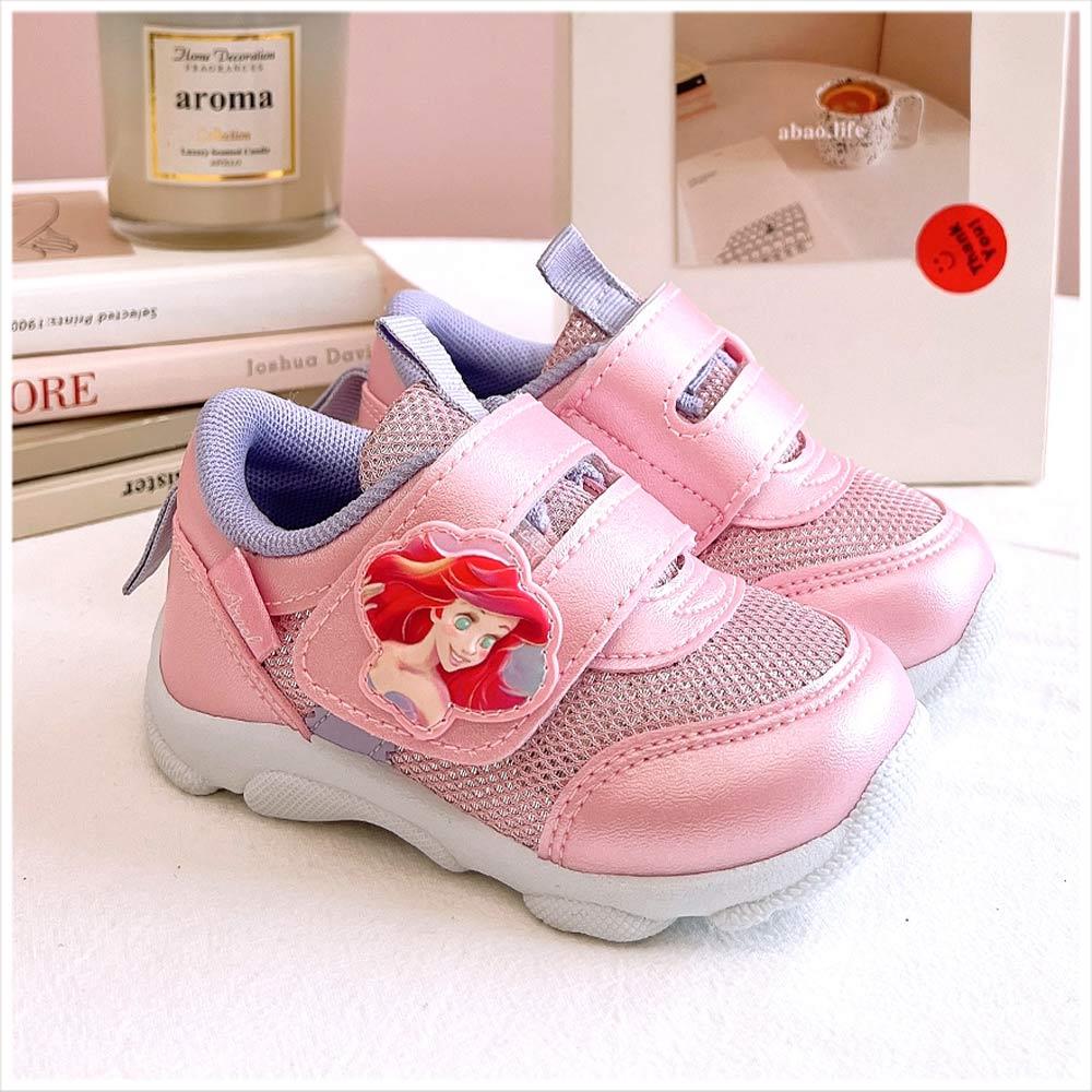 天藍小舖-迪士尼系列小美人魚閃亮兒童鞋-單1款-$590【A27270429】