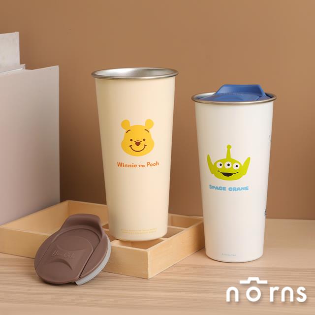 迪士尼不鏽鋼保溫隨行杯 Norns Original Design 小熊維尼 三眼怪  304不鏽鋼 雙層真空飲料杯