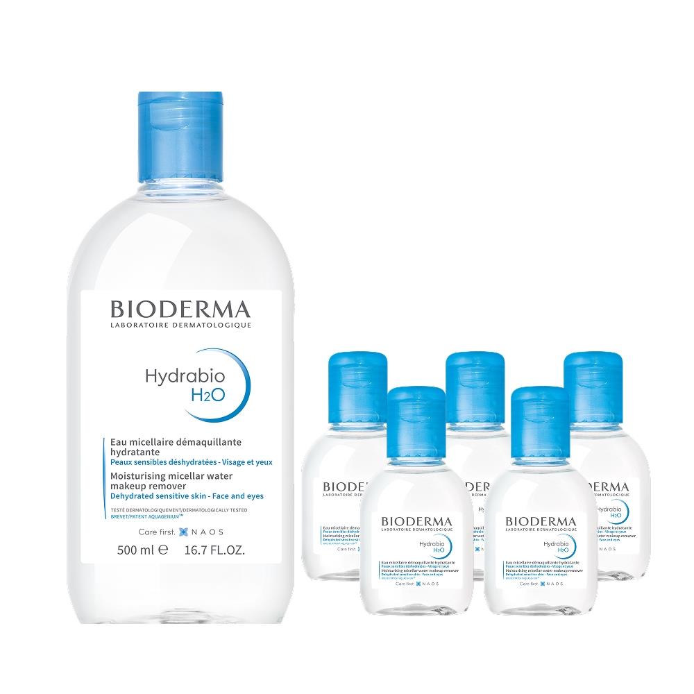 保濕水潤潔膚液500ml 贈保濕水潤潔膚液100ml x5