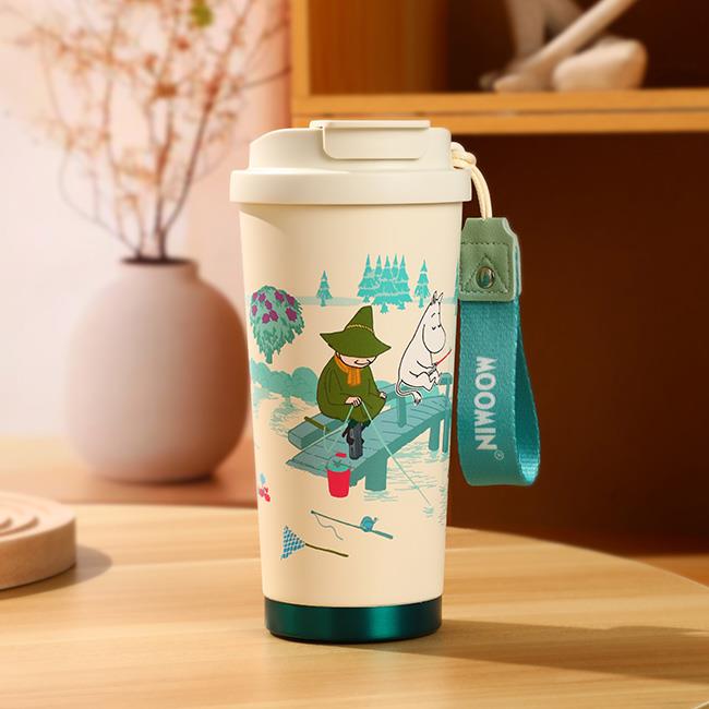 VIPO 嚕嚕米保溫杯-釣魚樂 580ml