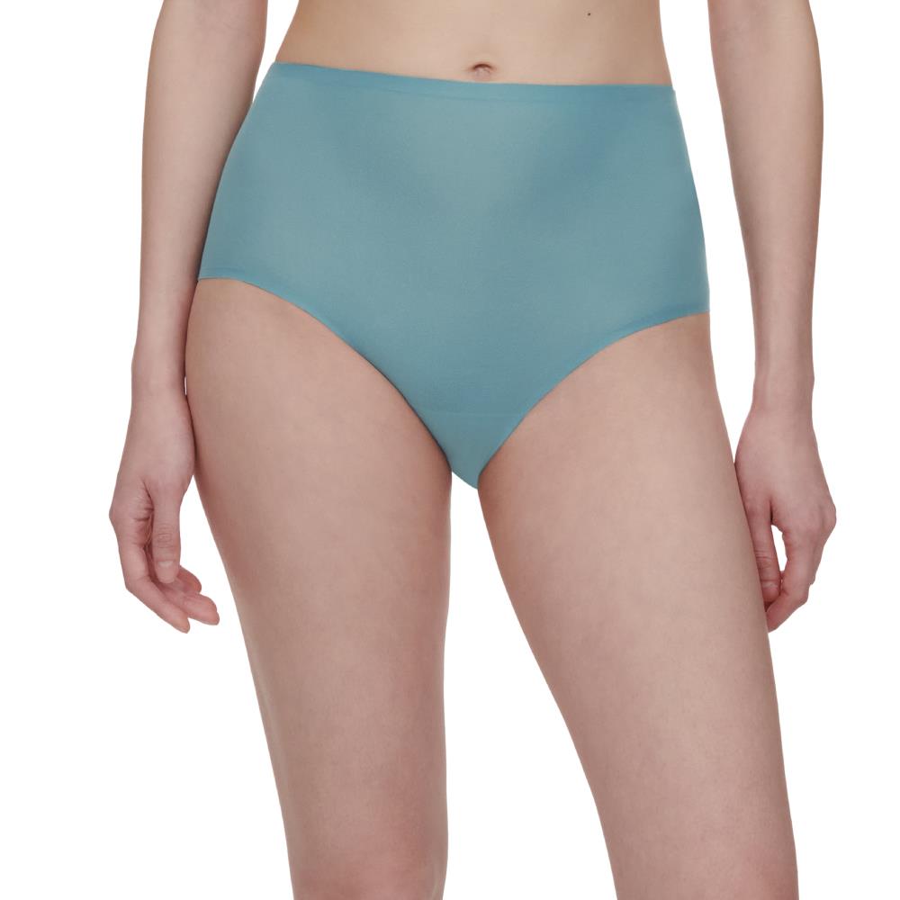 【Chantelle Lab】透氣涼感無痕高腰內褲>藍綠色(26470_0GN)【Soft Stretch】