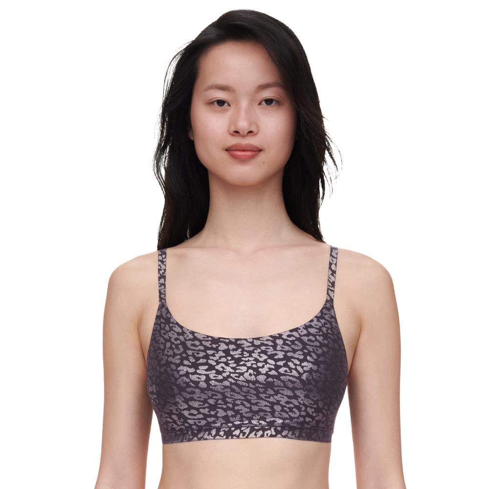 【Chantelle Lab】U領無痕內衣>XS-XXL>晶鑽豹紋(11DQ2_A60)【Soft Stretch】