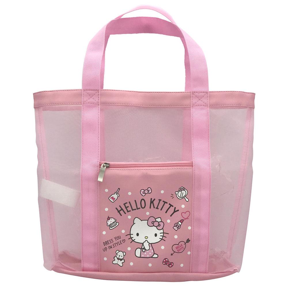 【HelloKitty】網布購物袋(1入)