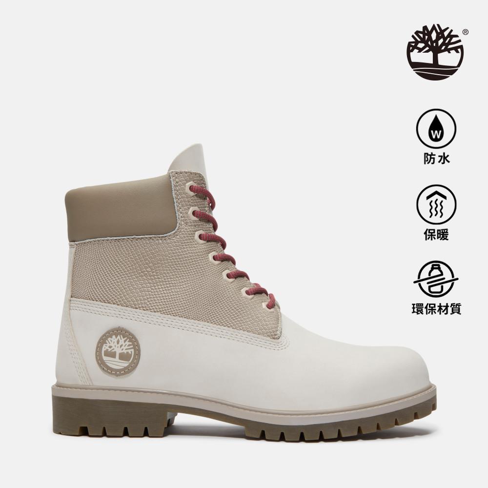 Timberland 男款白色新年特別款防水6吋靴|A41MWEM3
