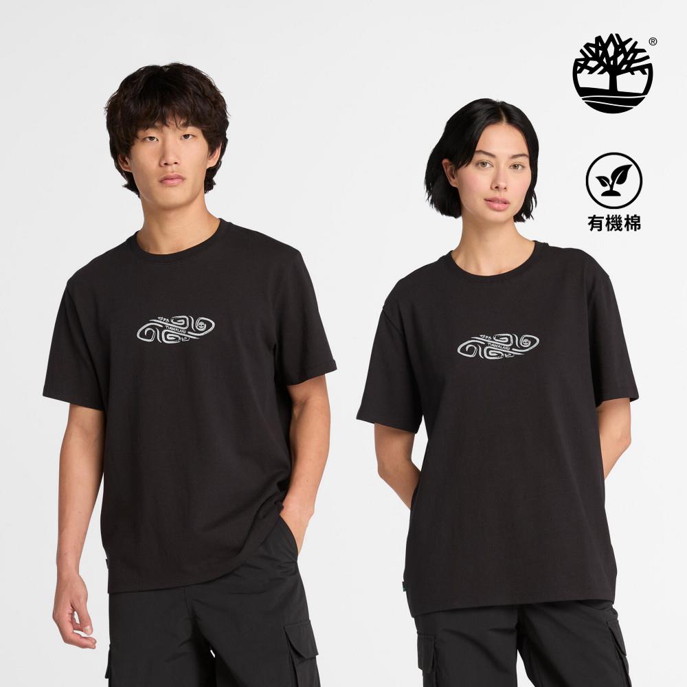 Timberland 中性黑色新年特別款圖案短袖T恤|A6C7G001