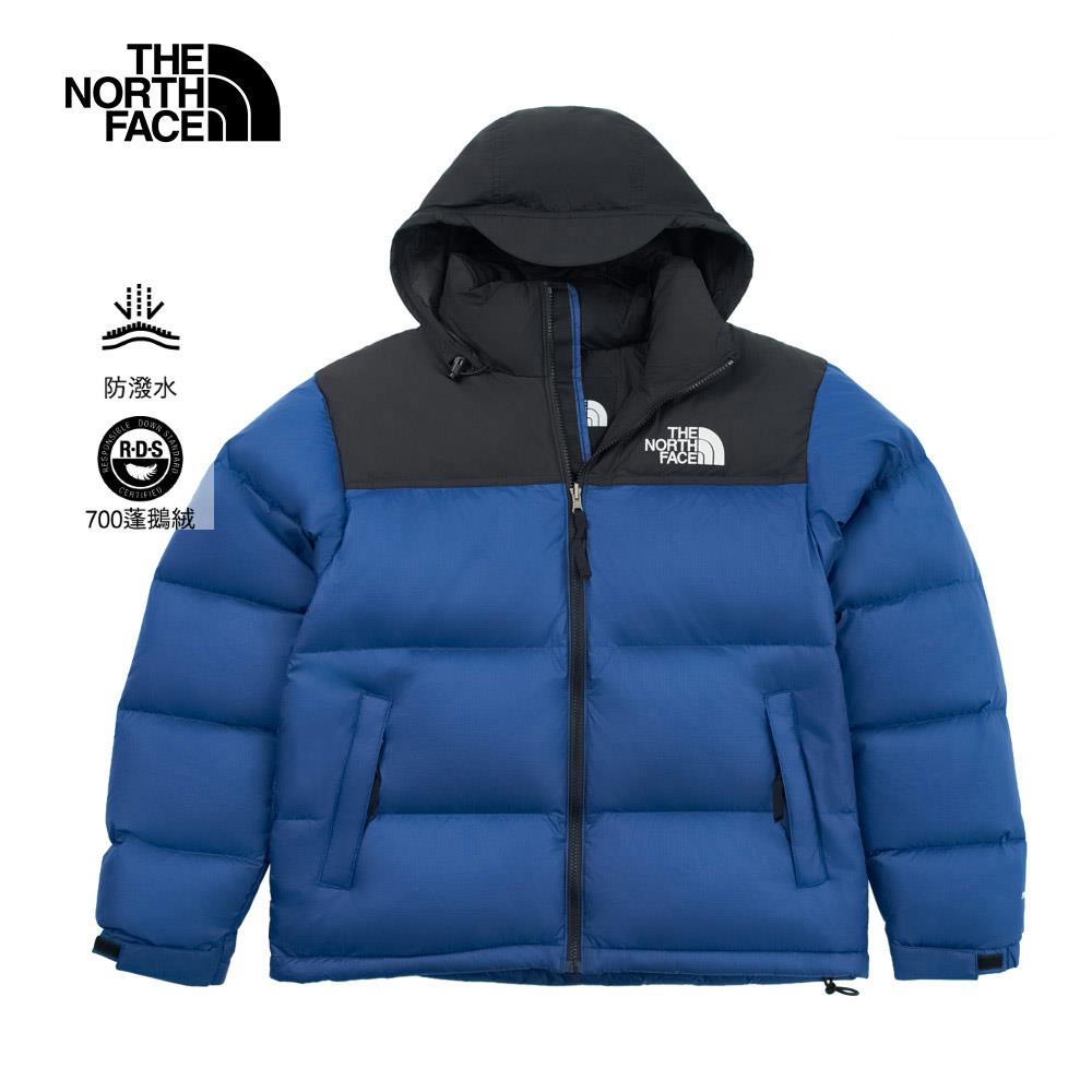 【經典1996】The North Face北面男款藍色DWR防潑水羽絨外套｜3C8DF1T