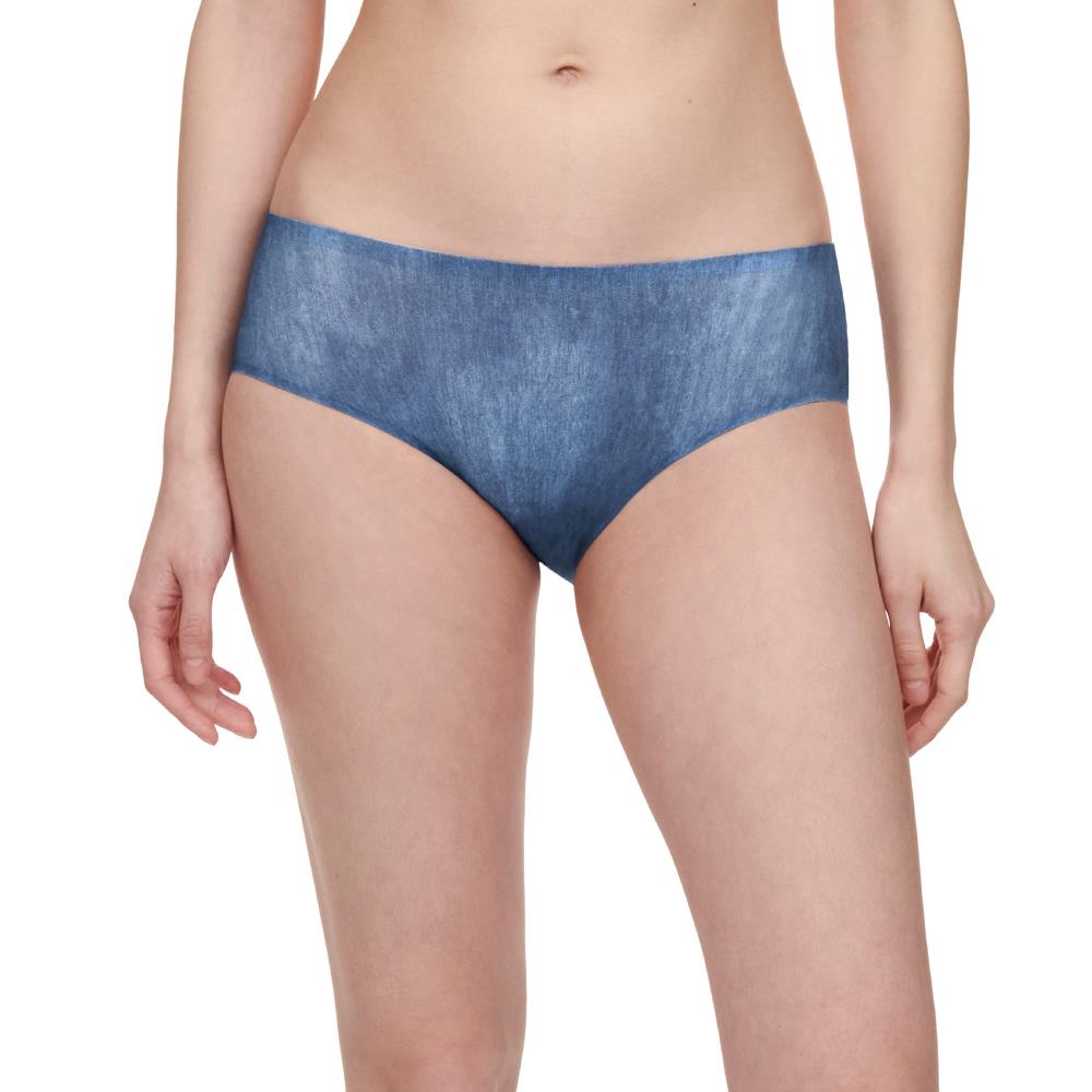 【Chantelle Lab】透氣涼感無痕四角內褲>單寧藍(11D40_A21)【Soft Stretch】