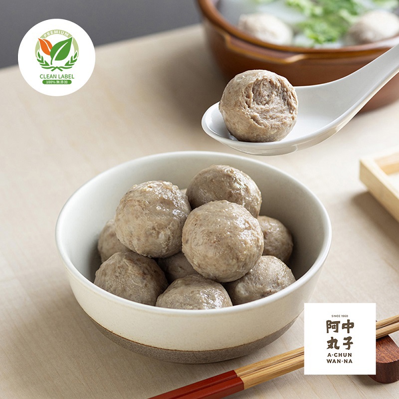 【阿中丸子】無添加貢丸(300g±9g)