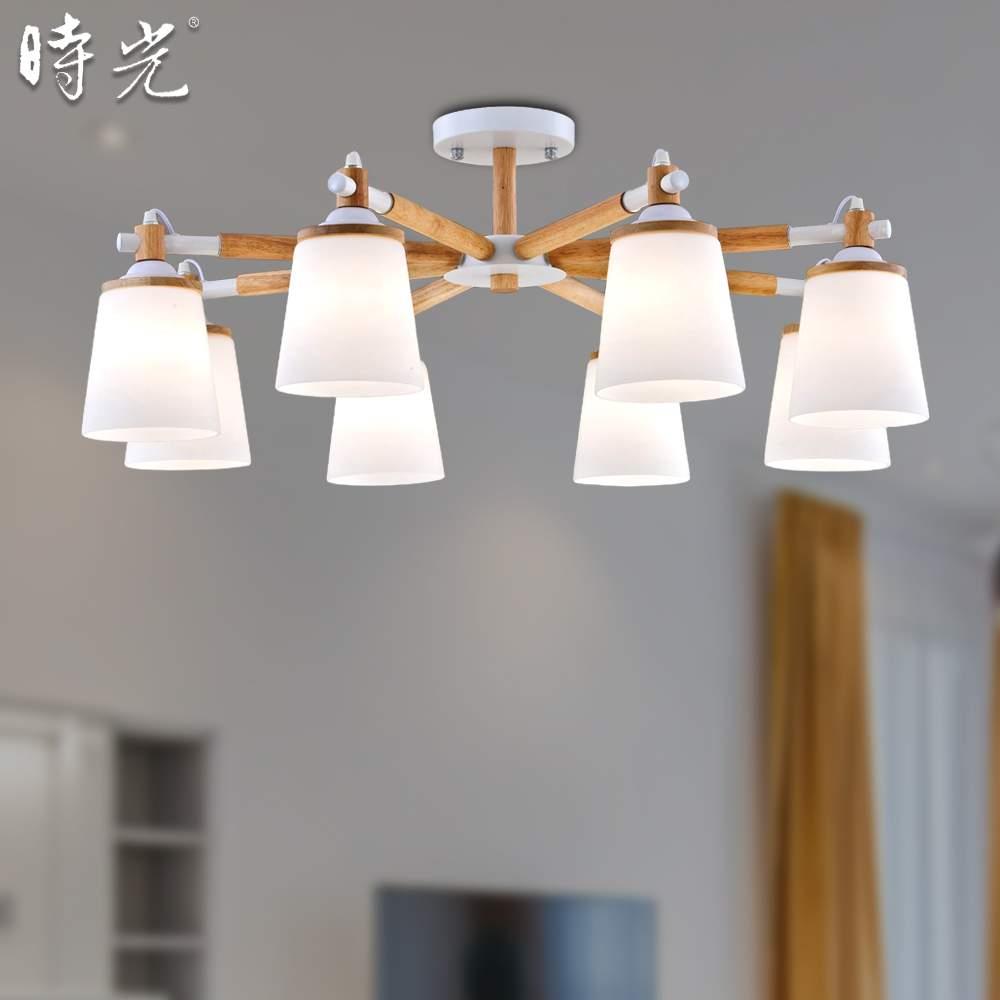 北歐風半吸頂八燈 YP80-801-8Y