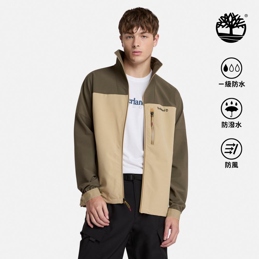 Timberland 男款綠色防潑水外套|A6AM7EQJ