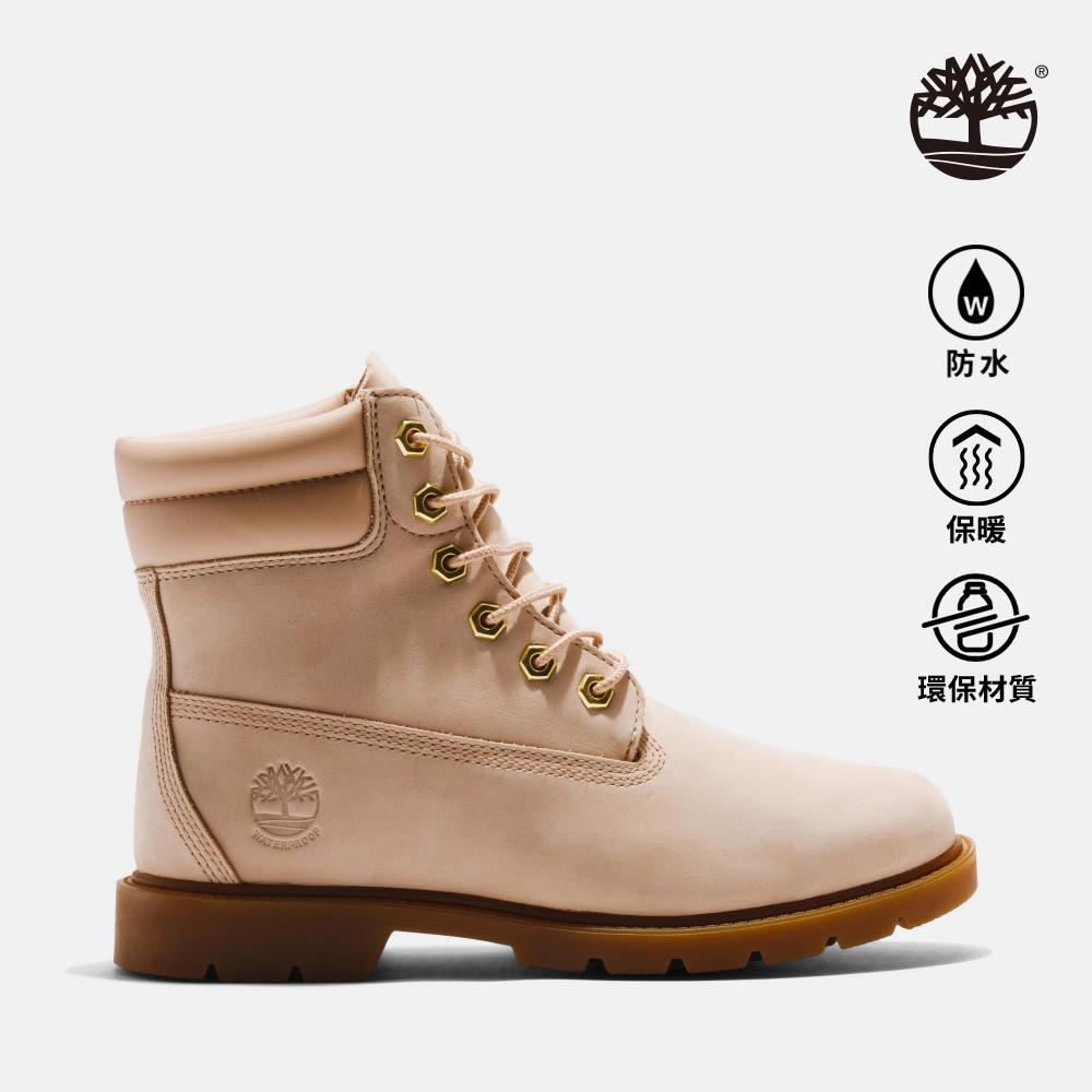 Timberland 女款淺粉色防水6吋靴|A5N35DR1
