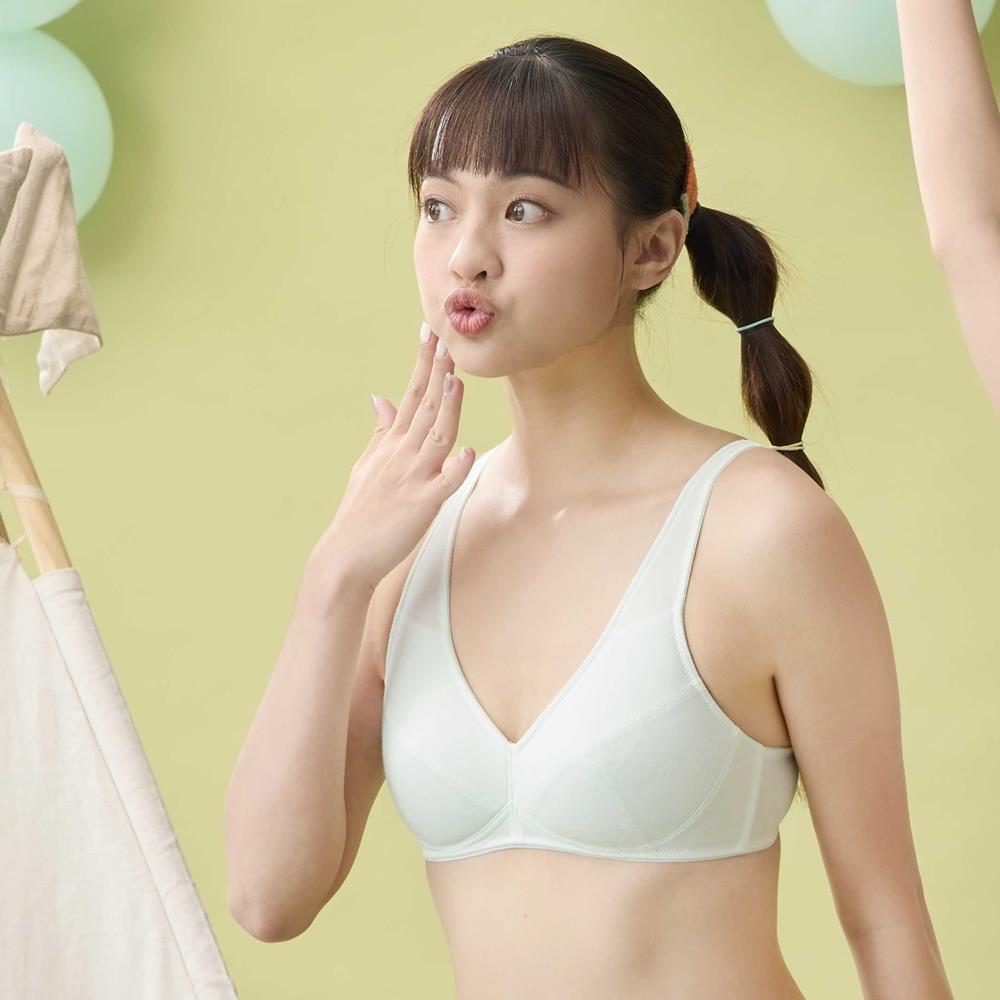 嬪婷-學生系列-Q萌牛奶 A-C罩杯第三階段適體內衣(青梅綠) BB1647C6
