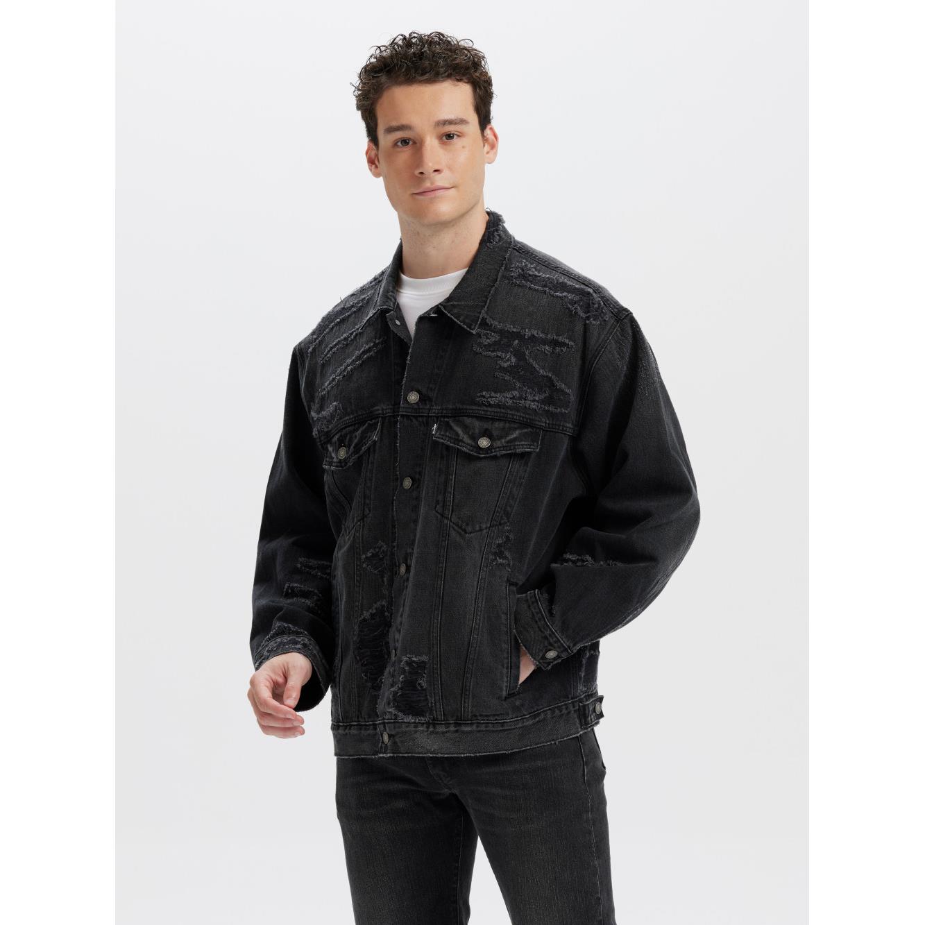 Levi’s® 牛仔外套 ROCK&ROLL系列 Type3經典修身版型 / 鉚釘 熱賣單品