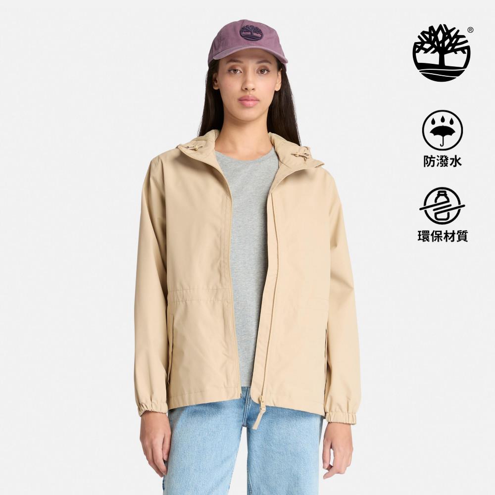 Timberland 女款米色防潑水外套|A66PKY94