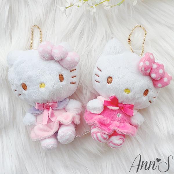 Ann’S 正版三麗鷗授權-HELLO KITTY粉嫩小洋裝小玩偶-3吋