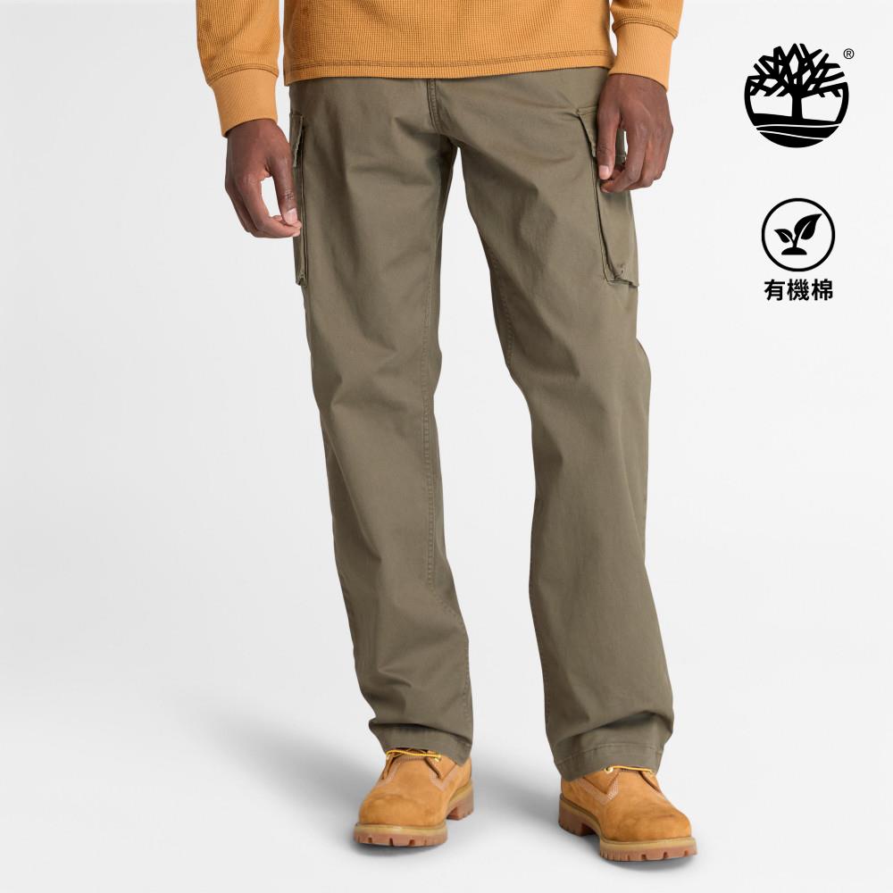 Timberland 男款軍綠色工裝長褲|A68N3A58