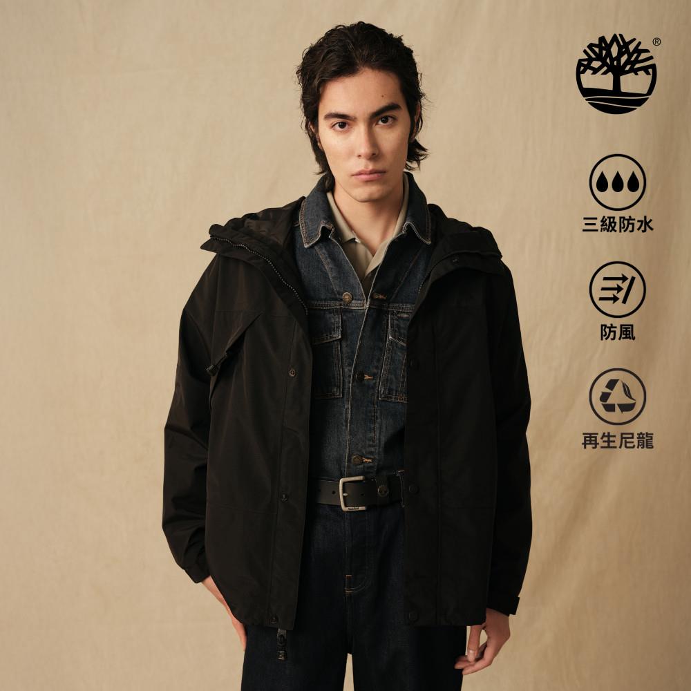 Timberland 男款黑色Winnick防水外套|A68XF001