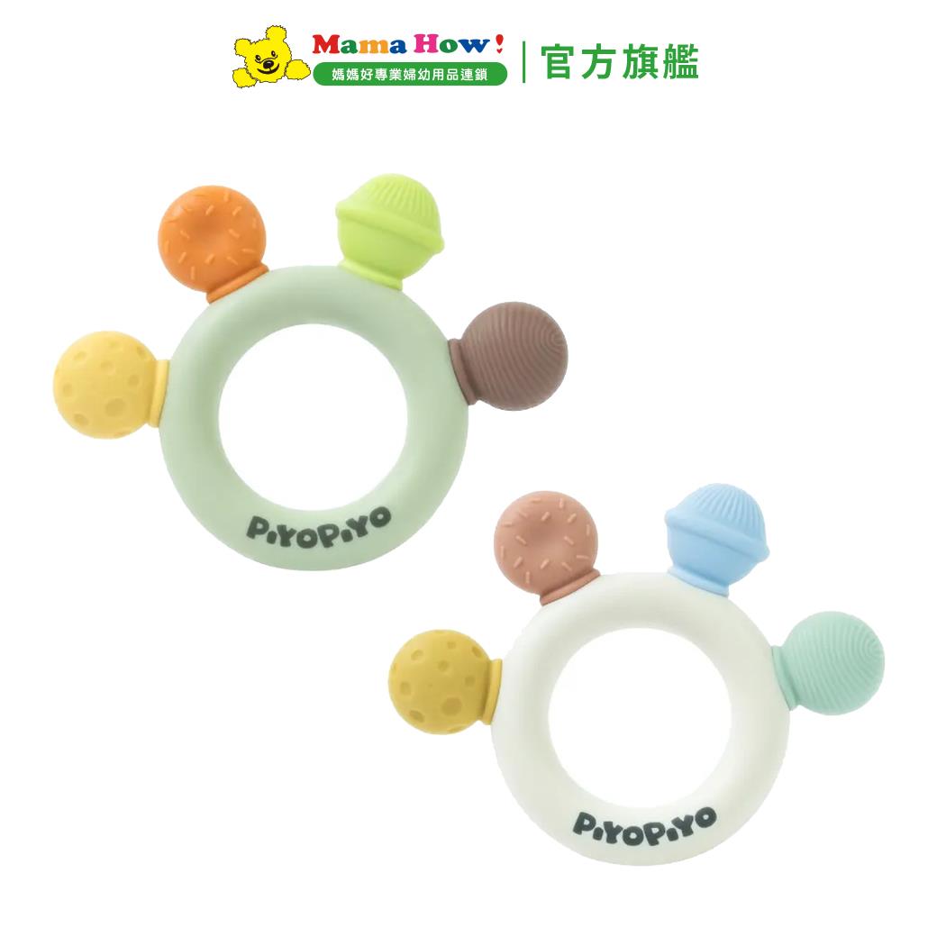 【黃色小鴨PiyoPiyo】鉑金矽膠甜甜圈防吃手固齒器