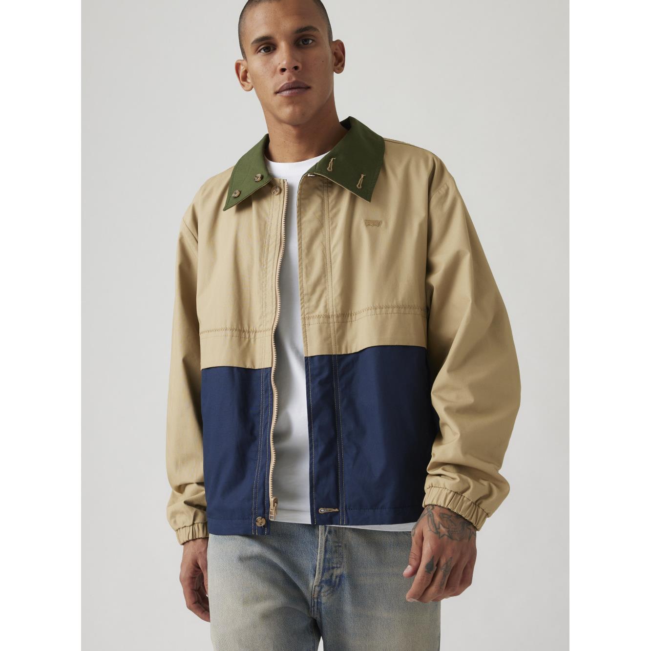 Levi’s® 男款 舒適版拼色夾克 人氣新品