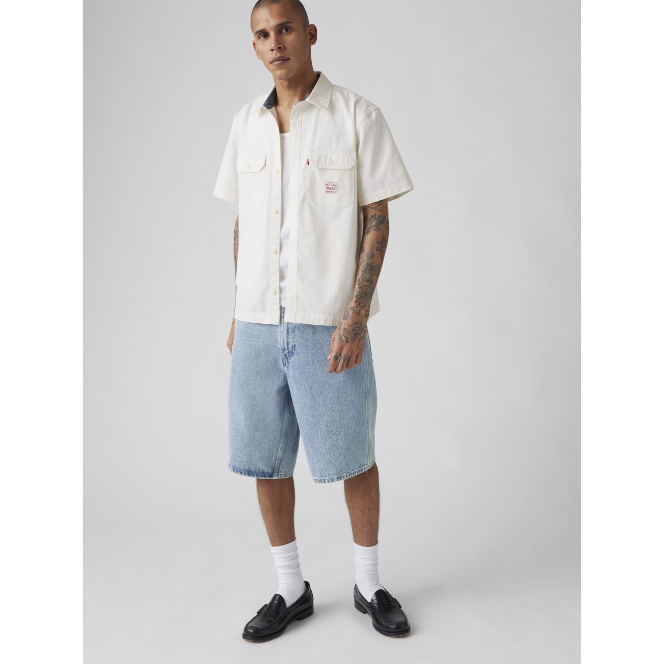 Workwear工裝系列 568™ LOOSE男款中腰寬鬆牛仔工裝短褲 人氣新品