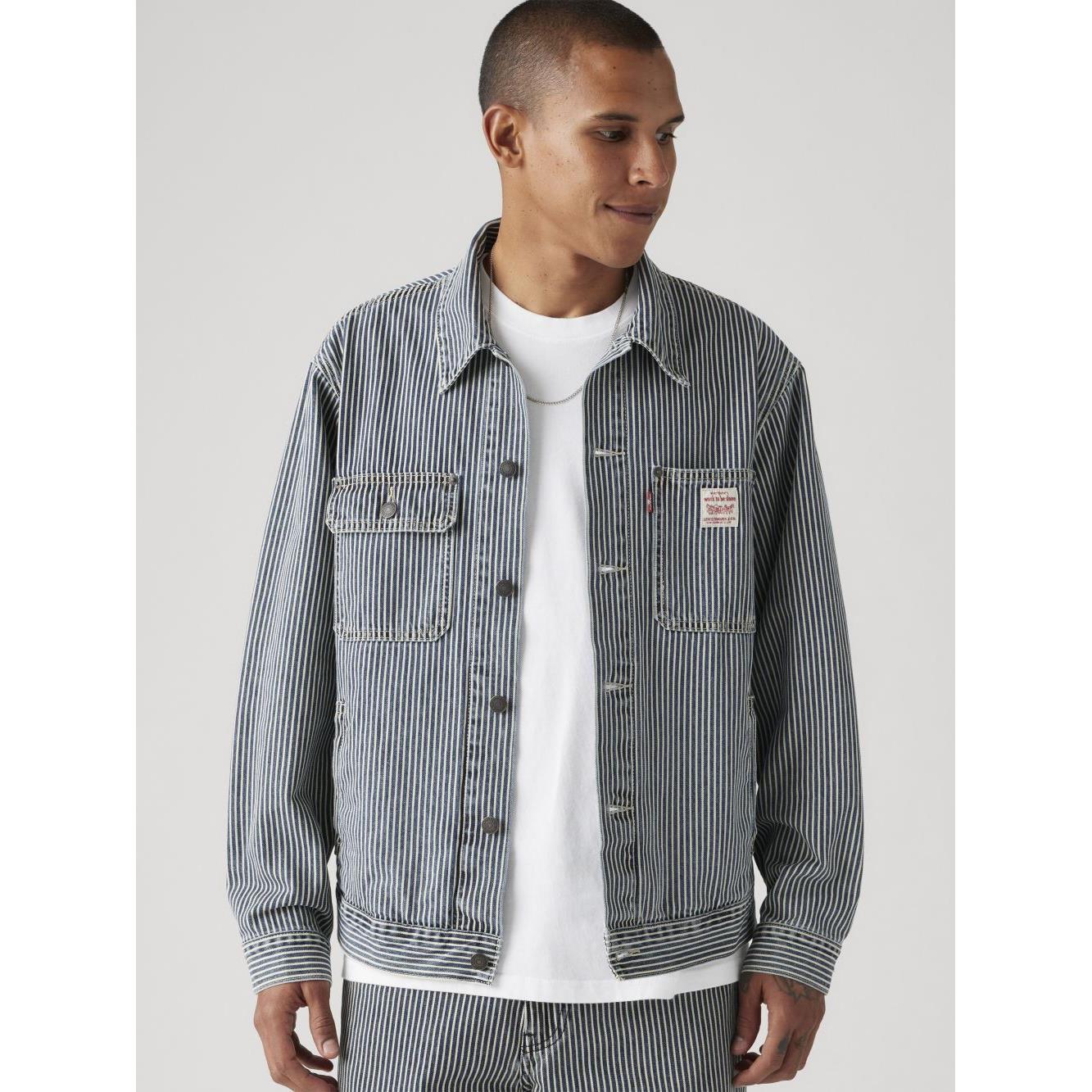 Levi’s® Workwear工裝系列 男款外露鉚釘工裝式夾克 人氣新品