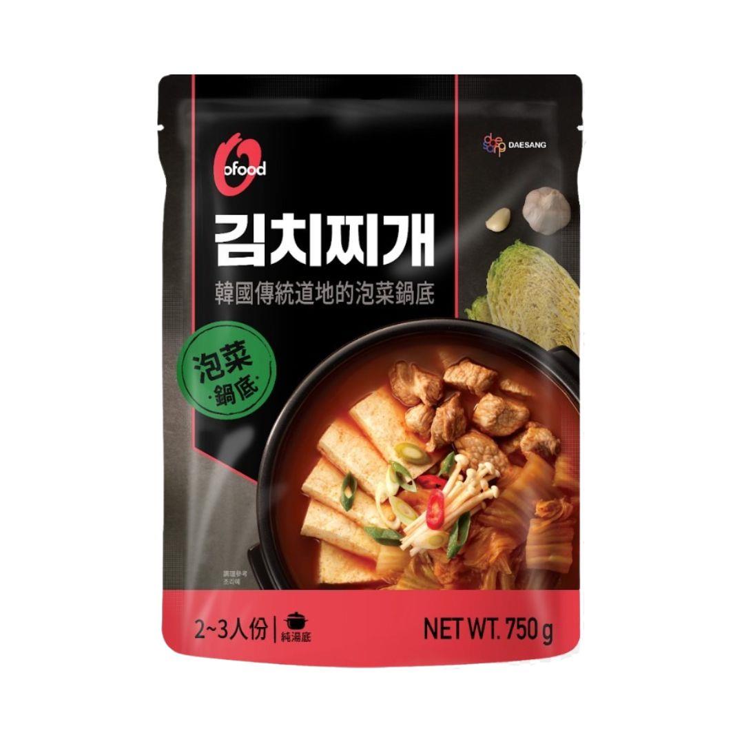 O'food 傳統泡菜鍋底750g (鮮時配)