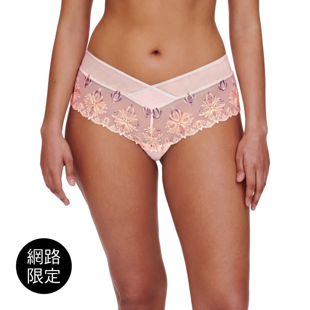 【Chantelle】四角丁內褲>XS-M>淡粉(26040_A30)【Champs-Elysées】