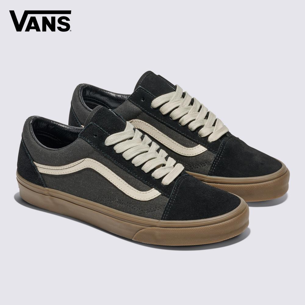 Vans Old Skool 男女款咖啡色滑板鞋